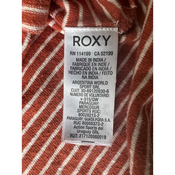 Women’s Roxy Hooded Long Sleeve Sweater Kangaroo Pocket Size Small - Picture 6 of 12